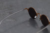 Rigards RG1093TI series titanium alloy sunglasses titanium alloy frame salmon fillet Rigards copper titanium handmade round frame glasses RG0131CU series red/dark gray lenses